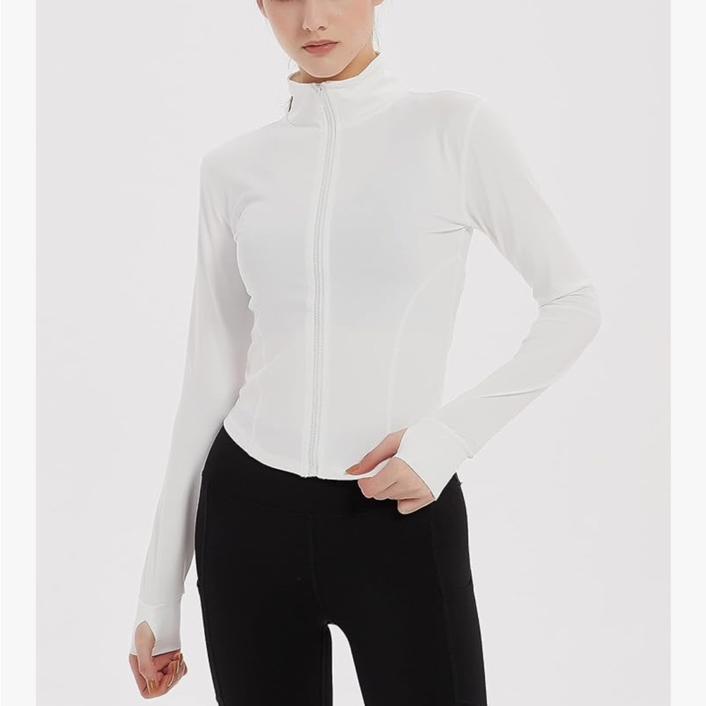 Lightweight Crop Workout Jacket